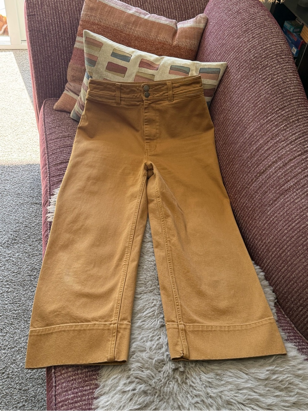 Apiece Apart Merida Wide-Leg Pants in Mustard